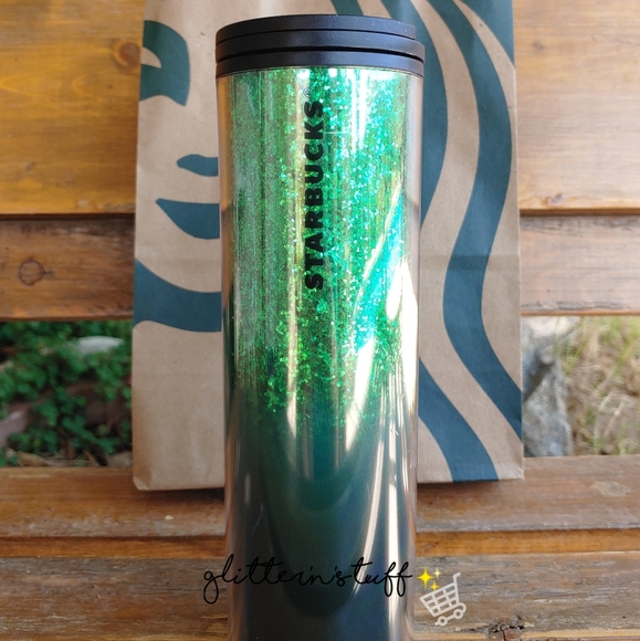 Starbucks Ombre Green  Glitter ✨ Tumbler - Picture 1 of 11